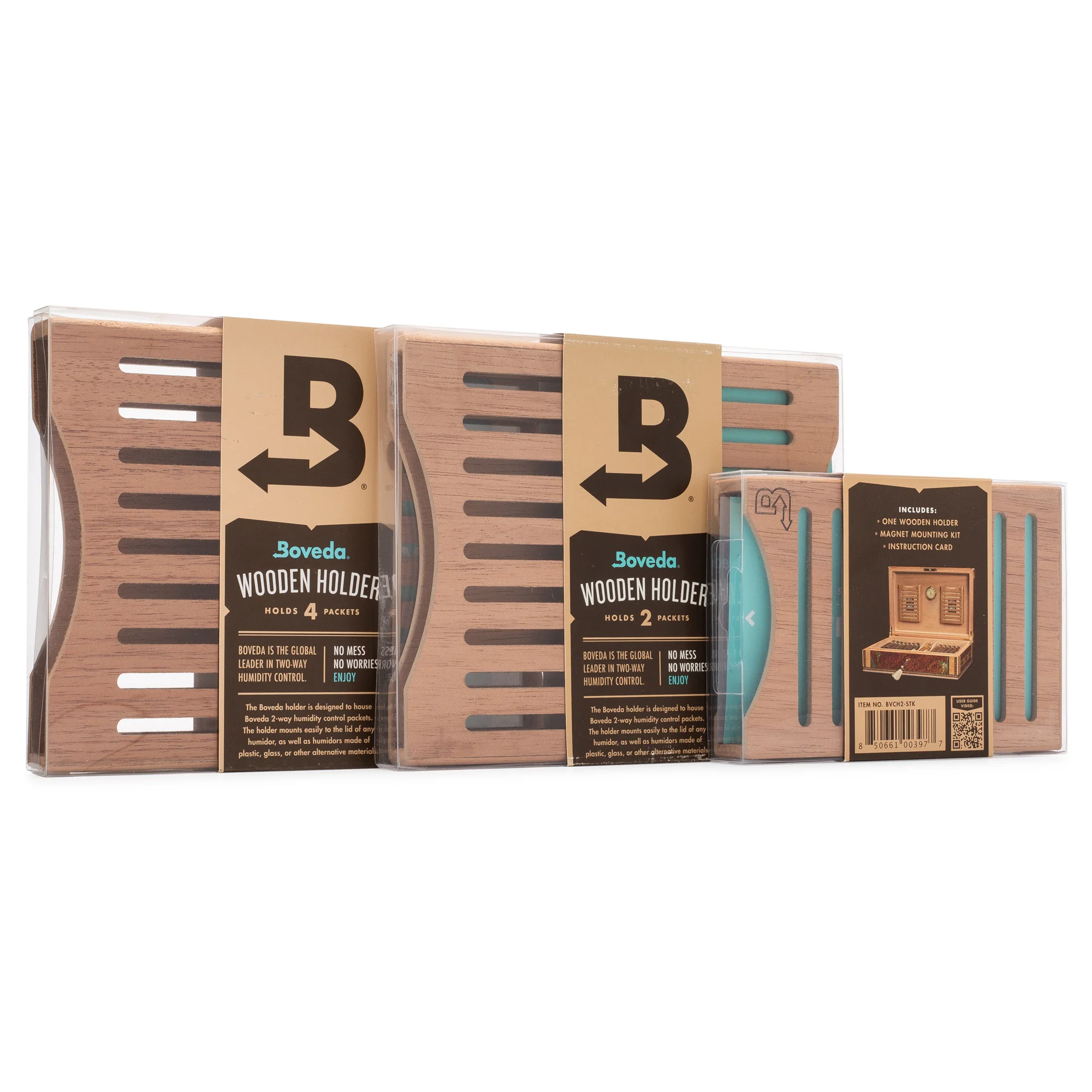 Cedar Boveda Holders for Humidors